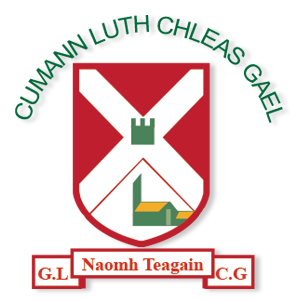 Naomh Teagáin crest